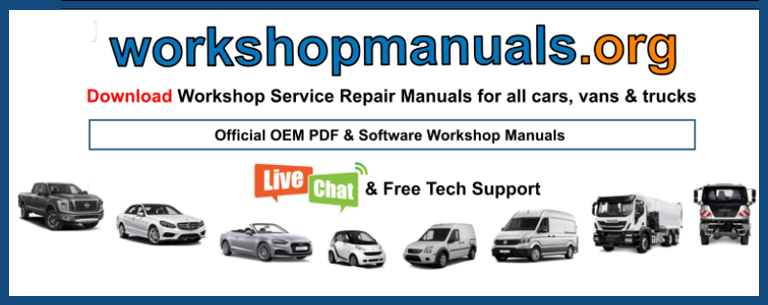 Workshop Repair Manuals Workshop Repair Manuals